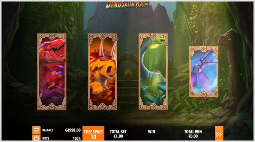Dinosaur Rage игровой автомат Quickspin Игровые автоматы 2021